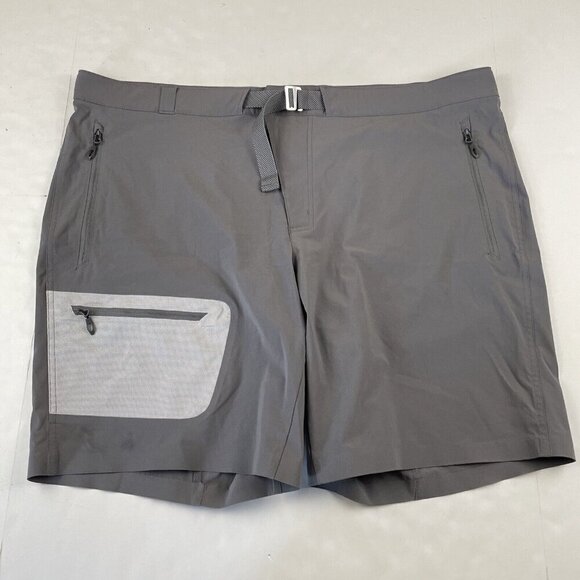 Columbia Titanium Titan Pass Shorts Men’s 44/10insActive Omni Shield Gray - Picture 1 of 11